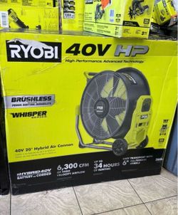 Ryobi 40V HP 20-Inch Hybrid Air Cannon tool only