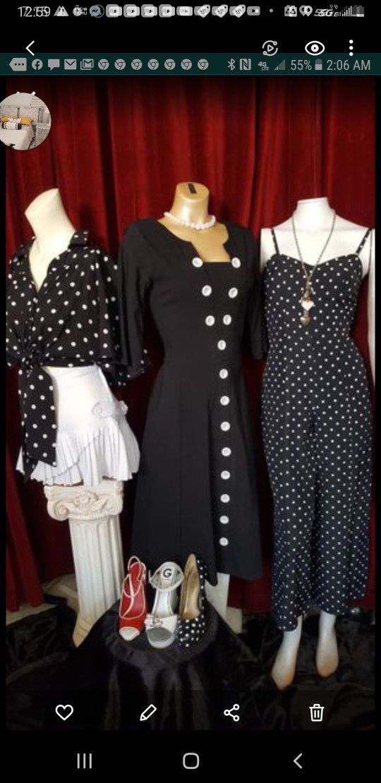 ROCKABILLY  !!!3  OUTFITS! Shoes Not Included!