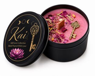 Body oils roll on and candles