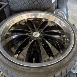 22” 4 wheels 6 lug chevy silverado 