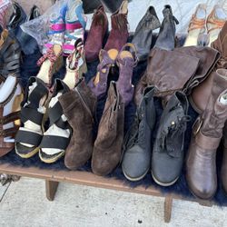 Size 9 Heels / Boots / Sandals 