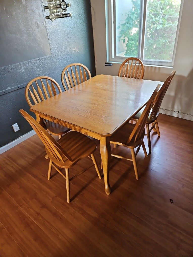 Table With 6 Chairs