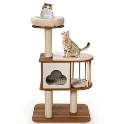 Sturdy 3 Layered Platform Cat Tree