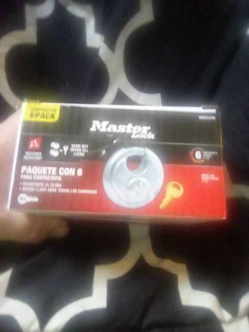 Set Of Master Locks 6 Count