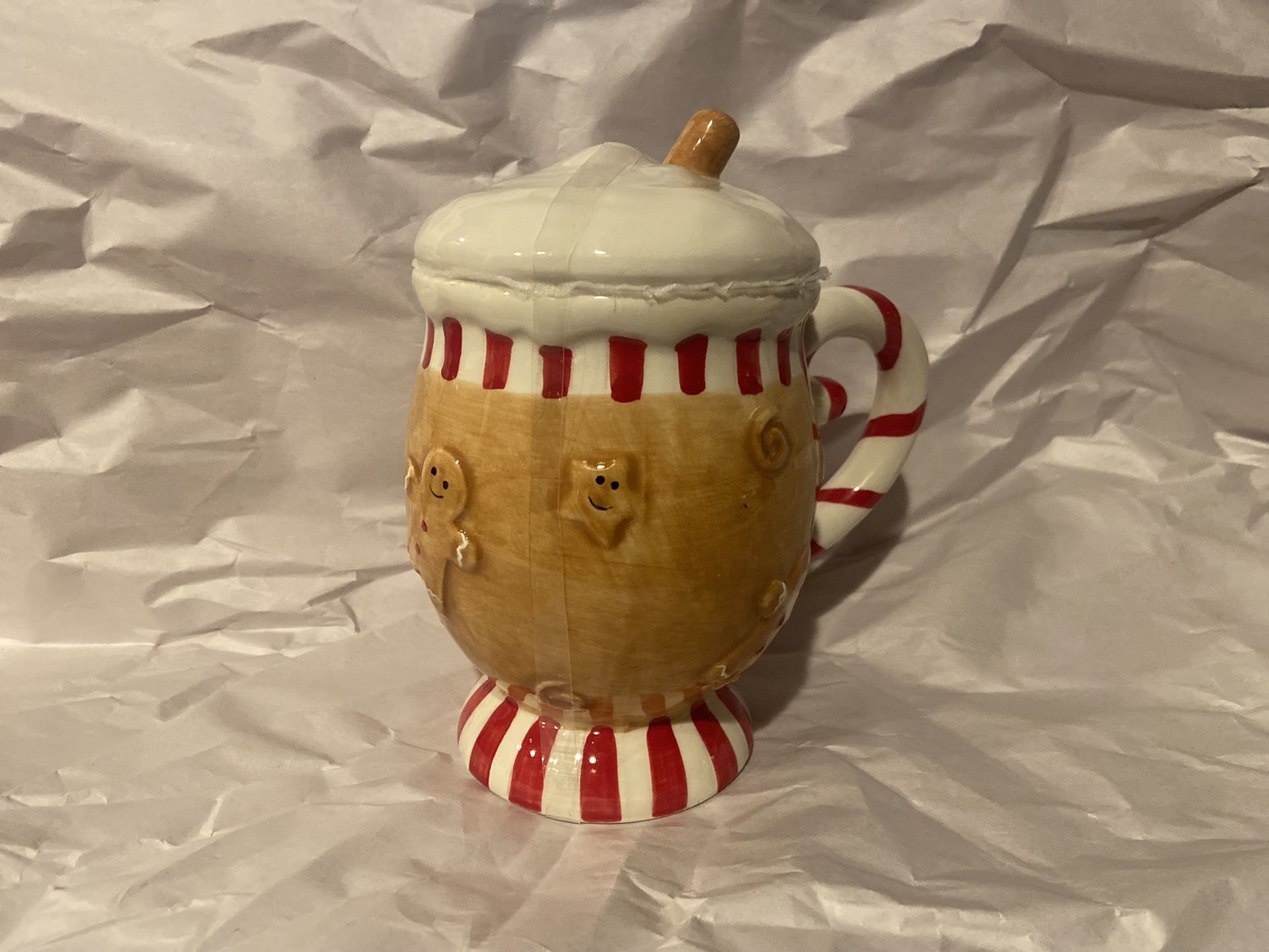 Arlington Gingerbread Mug with Topper