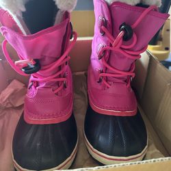 Kids Sorel Snow Boots Size 3
