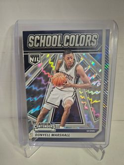 Donyell Marshall #6 uconn nil 24-25 school colors lighting spokes/99 ($3)