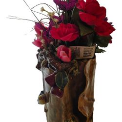 Out Door Vase With Flowers 