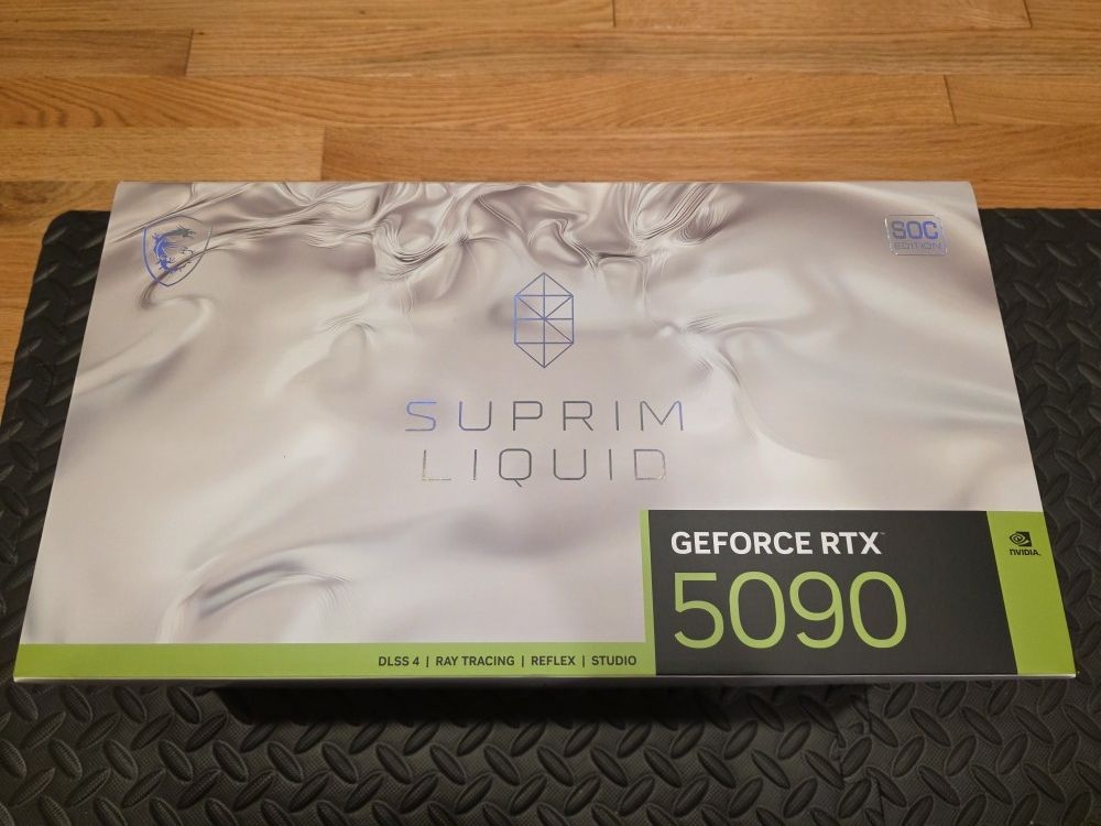 MSI Nvidia GeForce RTX 5090 Suprim Liquid 32GB AIO Watercooled Graphics Card