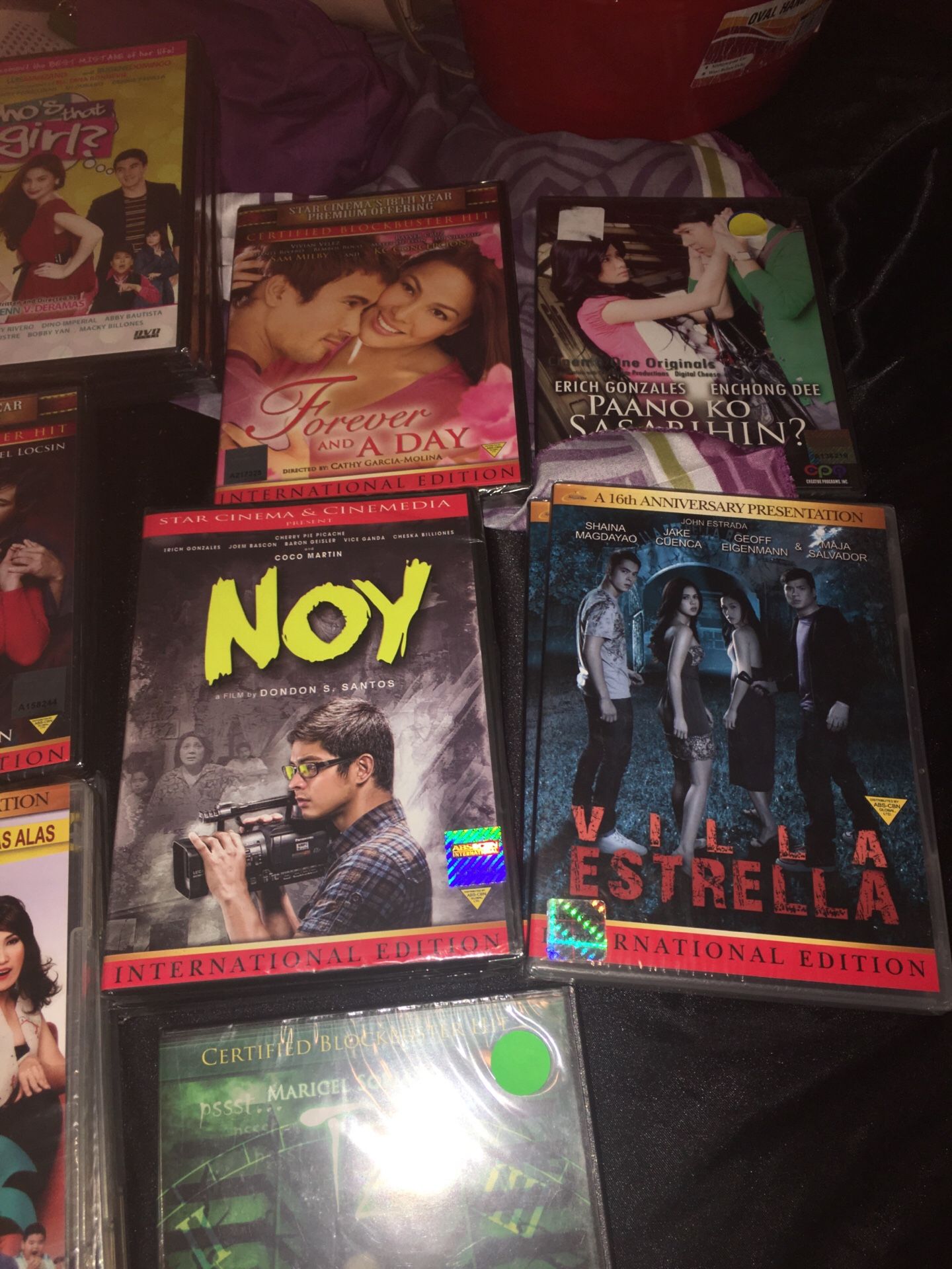 Filipino Movies . New DVDs Sealed in original Plastic with codes
