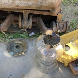 Antique Glass Lantern Lamp