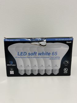 LED Soft White 65 Bulbs - 11W LED Replaces 65W - 3 Bulbs BRAND NEW