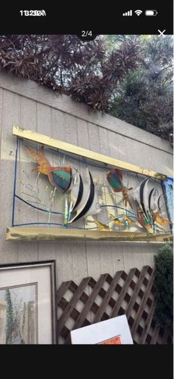 Vintage Curtis Vere fish aquarium