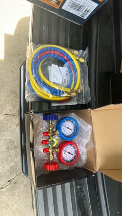 3 valve manifold guage