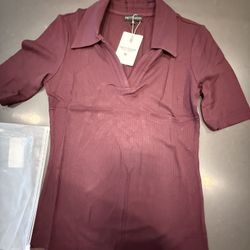 Women Half Sleeve Polo Shirt 