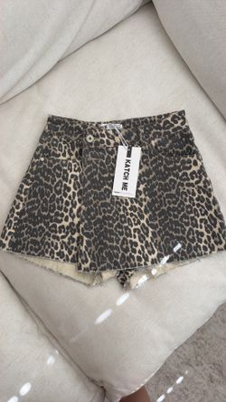 Leopard Print Skort