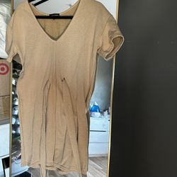 Beige Dress