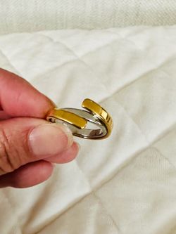 Two-toned Sterling Silver Ring