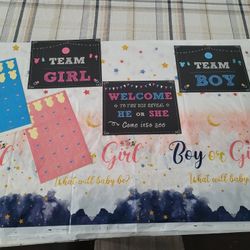 Free Leftover Gender Reveal Party Items