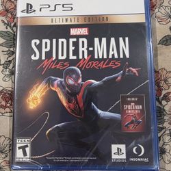 Spider-Man Miles Morales Ultimate Edition Brand New Never Open Box