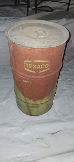 Texaco lubricant drum