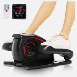 ANCHEER Under Desk Elliptical Machine, Electric Seated Pedal Exerciser, Mini Elliptical Machines for Seniors, LCD Display Monitor, Portable Quiet Elli