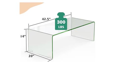 Modern Glass/Platform coffee table