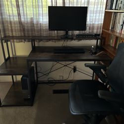 Computer Table And Chair