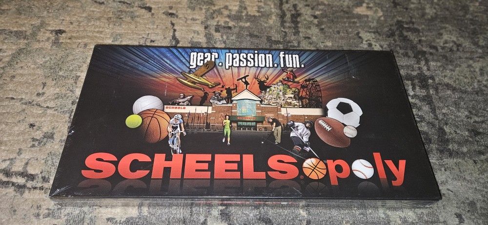 Scheelsopoly By Scheels Speciality Monopoly Board Game. Brand New & Factory Sealed!