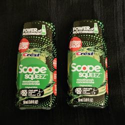 $2 Each (2Available) Crest Scope Squeeze "Original Mint" Mouth Wash 