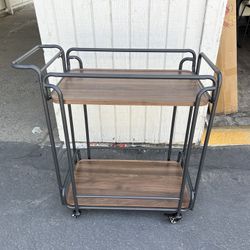Two Tier Bar Cart