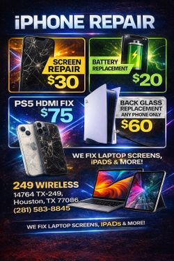 iPhone Repairs -WE GOT U COVERED