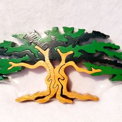Wooden Oak Tree Puzzle