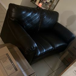 Leather Couch 