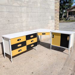 Mid Century Dresser Set
