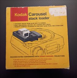 Vintage Kodak carousel stack loader- open box complete