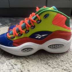 🔥🔥🔥Reebok Question Mid ‘Color Explosion’ (sz. 7)