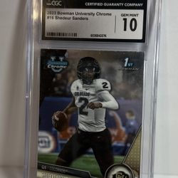 Shedeur Sanders Mint 10 