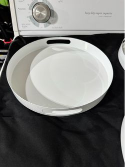 White Serving Trays
