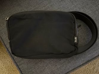 I&R Black Nylon Crossbody Bag