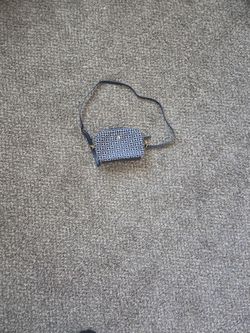 Blue and White Tommy Hilfiger Bag