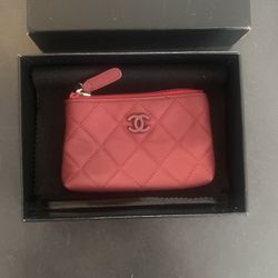 Authentic Chanel Key Credit Card Pouch