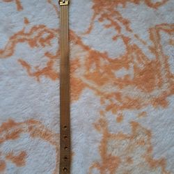 Dakota Gold Tone Stainless Steel Buckle Bracelet