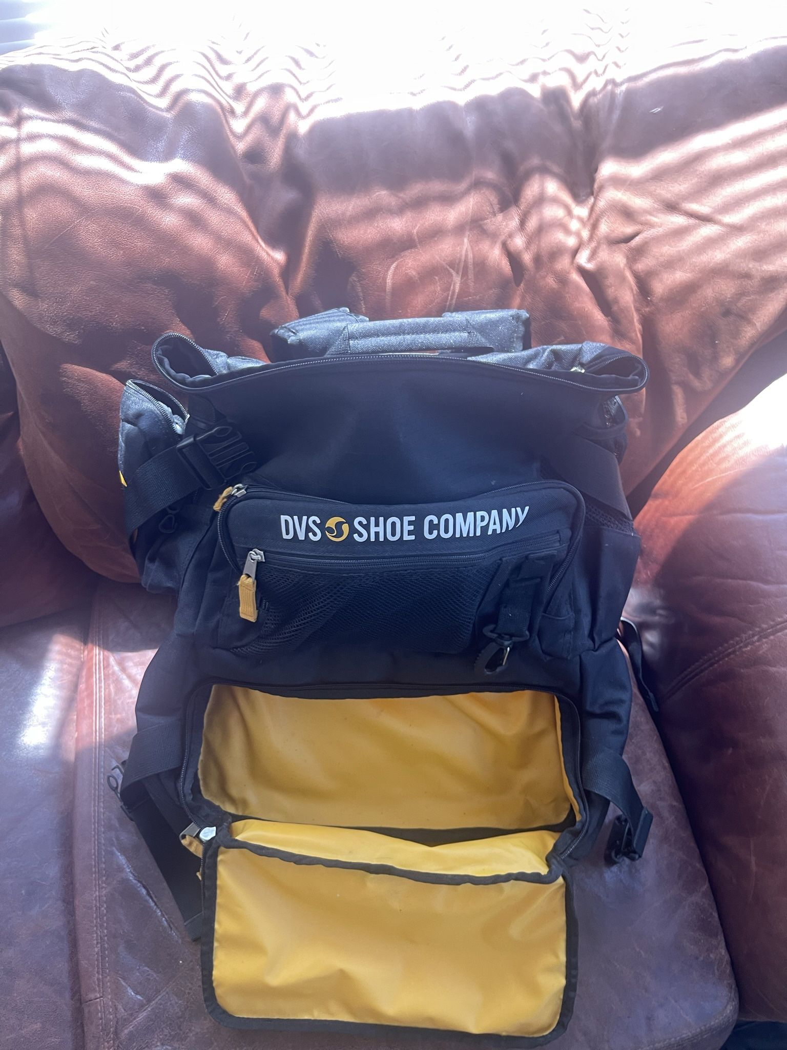 DVS shoe company Backpack With Sitting Stool