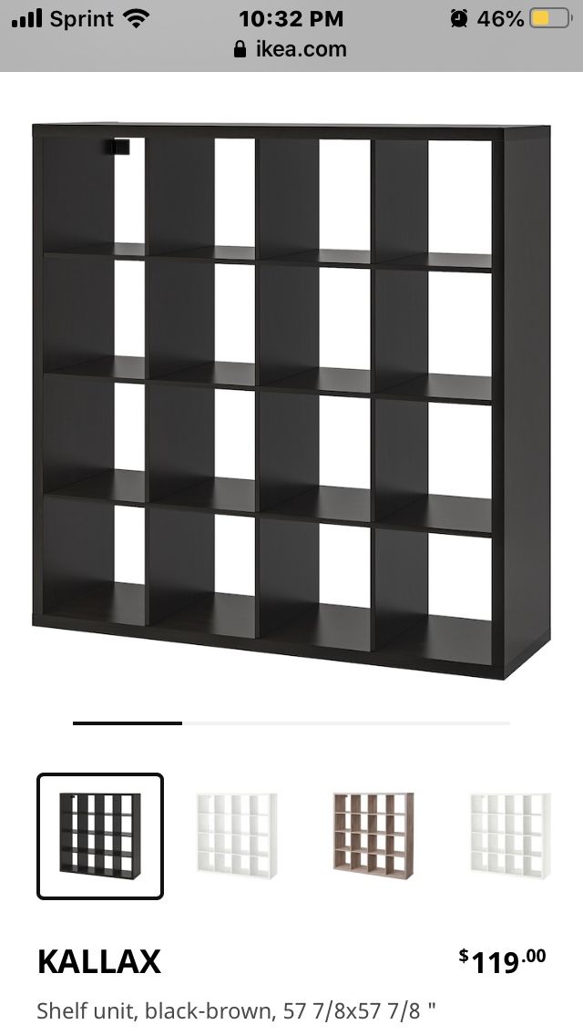 Ikea Kallax Shelving Unit / Cubby Storage