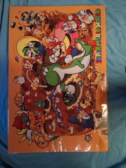 Retro Super Mario World poster