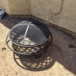 Fire Pit And Log Holder