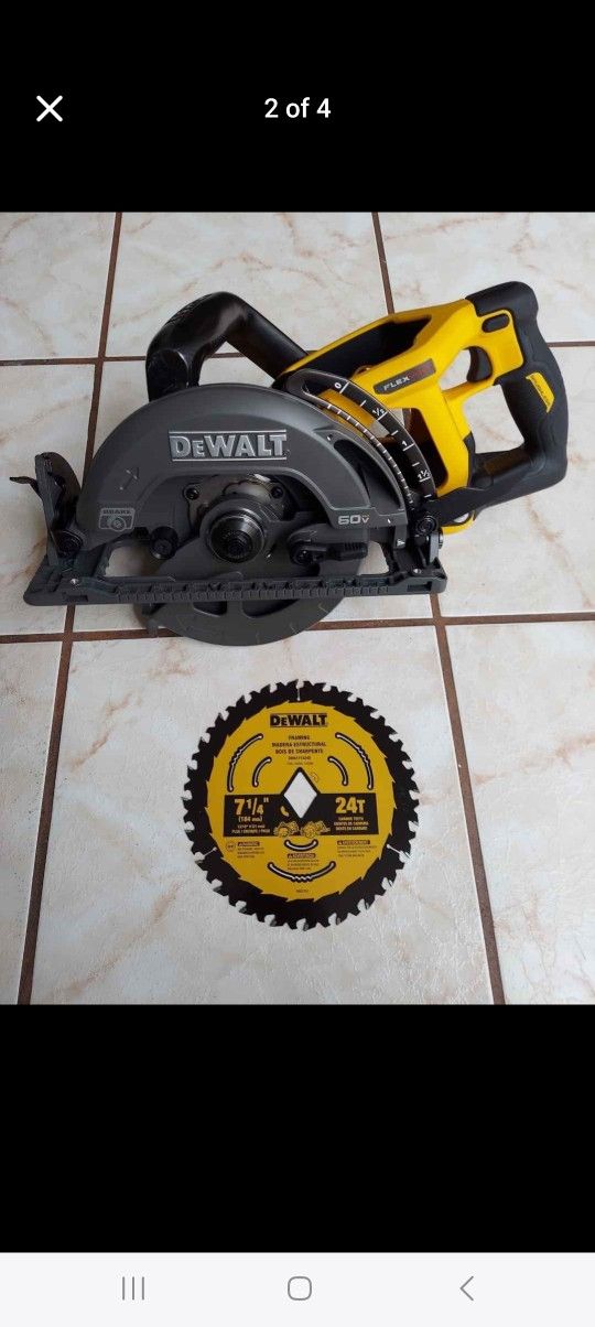 Dewalt Circular Saw 7 1/4 New FLEX VOLT TOOL ONLY