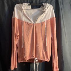 Pink And White Sweater 