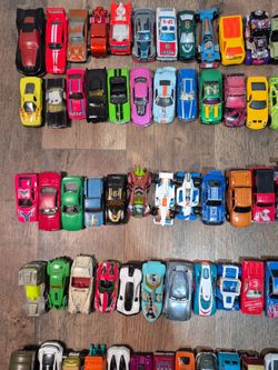 Large Lot of Die-Cast Toy Cars,  120 pieces